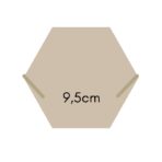 2 hexagone en bois pour Itajime Shibori