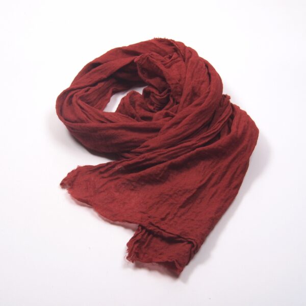 Foulard laine en teinture naturelle Foulard laine en teinture naturelle