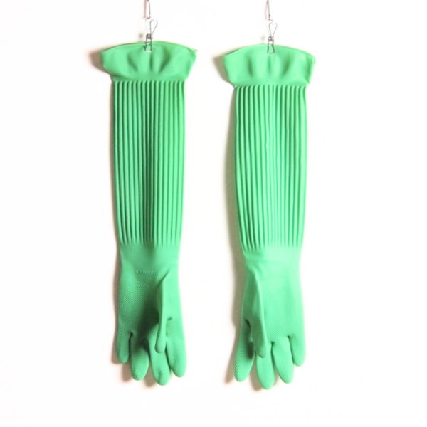Gants longs en caoutchouc M et L